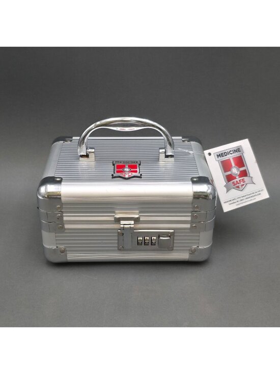 Medicine Safe Other - Medicine Safe Medication Carry Case Aluminum Lock Box 3 Digit Combo NWT